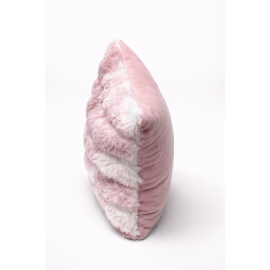 Peluş Tavşan Tüyü Silikon Dolgulu Kırlent-GÜL