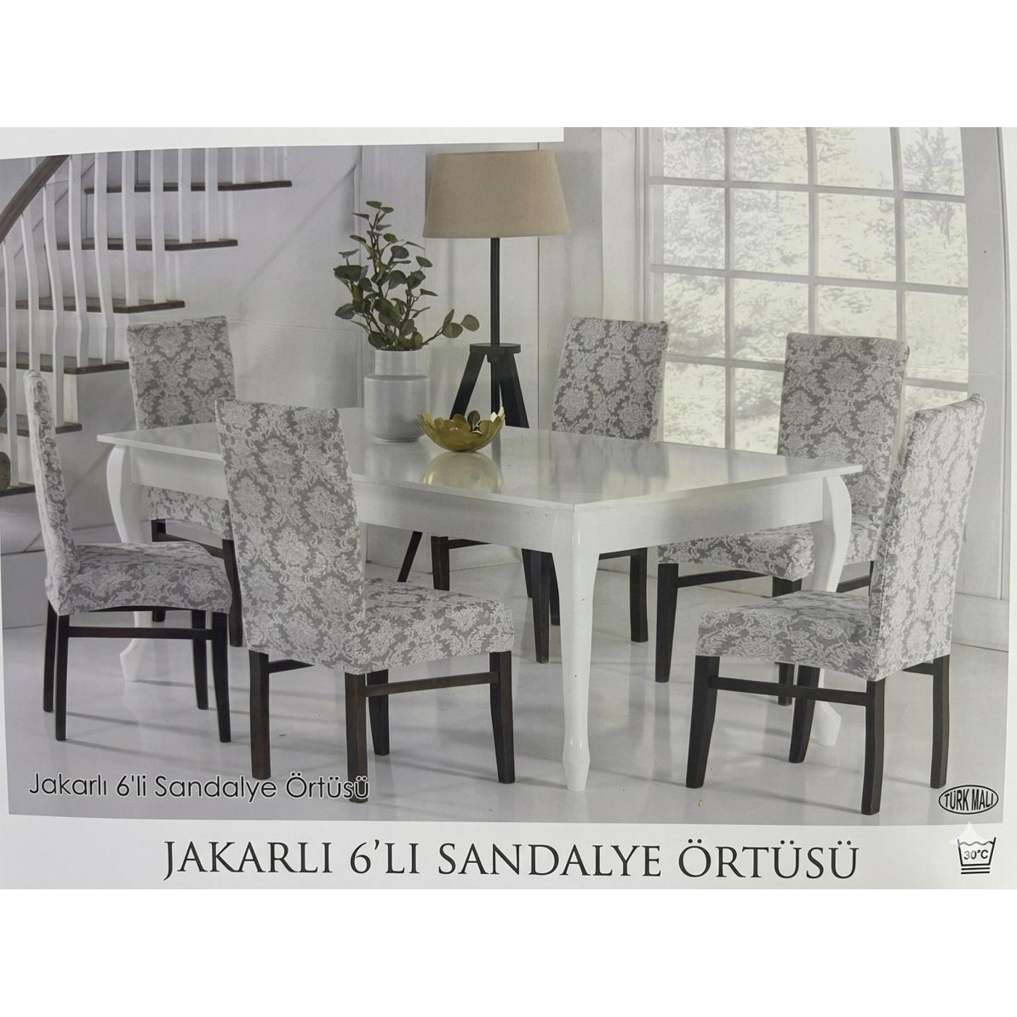 JAKARLI SANDALYE ÖRTÜSÜ