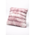 Peluş Tavşan Tüyü Silikon Dolgulu Kırlent-GÜL