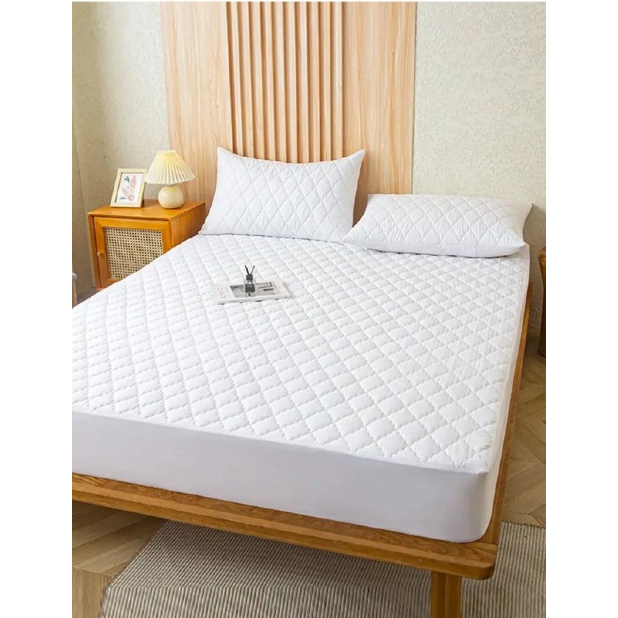 Kapitone Fitted Full Kenar Tek Kişilik Sıvı Geçirmez Alez