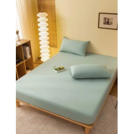 Tek Kişilik Lastikli Çarşaf-Yeşil