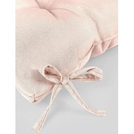 Puf Yumuşak Tabure Minderi 4 Kapitoneli 42x42 Cm Pudra