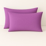 2'li Mor Elysia Serisi Yastık Kılıfı