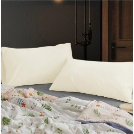 2'li Krem Elysia Serisi Yastık Kılıfı